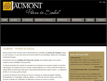 Tablet Screenshot of jaumont.fr